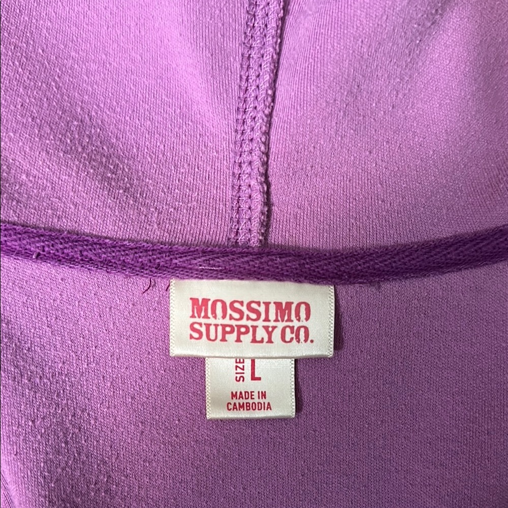 Mossimo Supply Co. Purple Hoodie Jacket - Picture 9 of 11